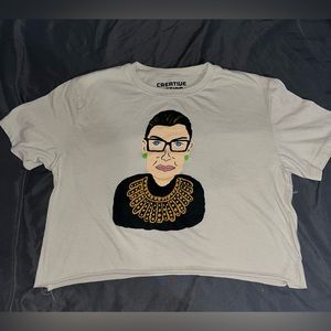 Ruth Bader Ginsburg Crop Top